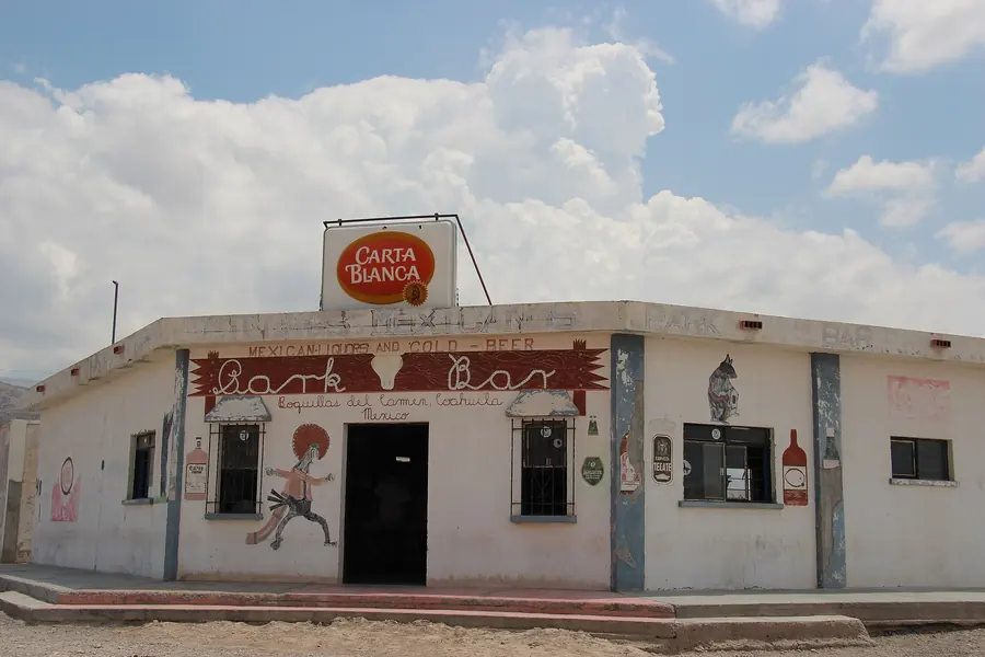 A café in Boquillas del Carmen